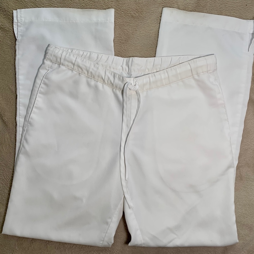 Peaches Uniforms White Scrub Pants size XS